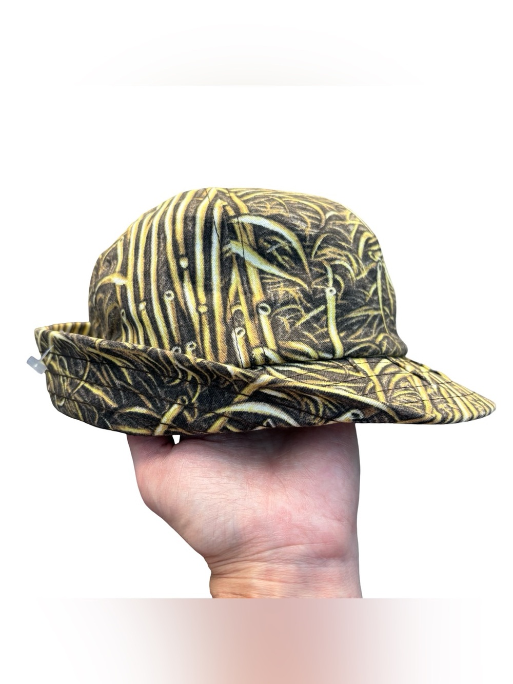 Vintage 90s Farmland Cornfield Camo Jones Hunting Hat Deadstock Waterfowl USA
